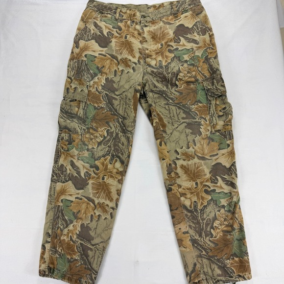 Spartan Realtree Camo Cargo Pants Mens 38x32 Leaf Pattern Hunting Tactical‎ - Picture 2 of 12